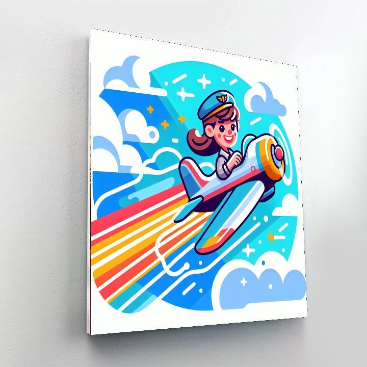 Sky Adventure Tour Painting Number Kit