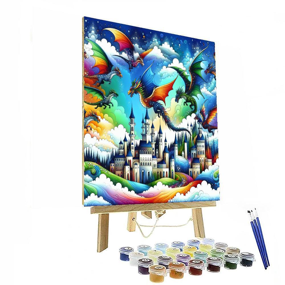Fantasy World Of Dragons DIY Paint By Numbers