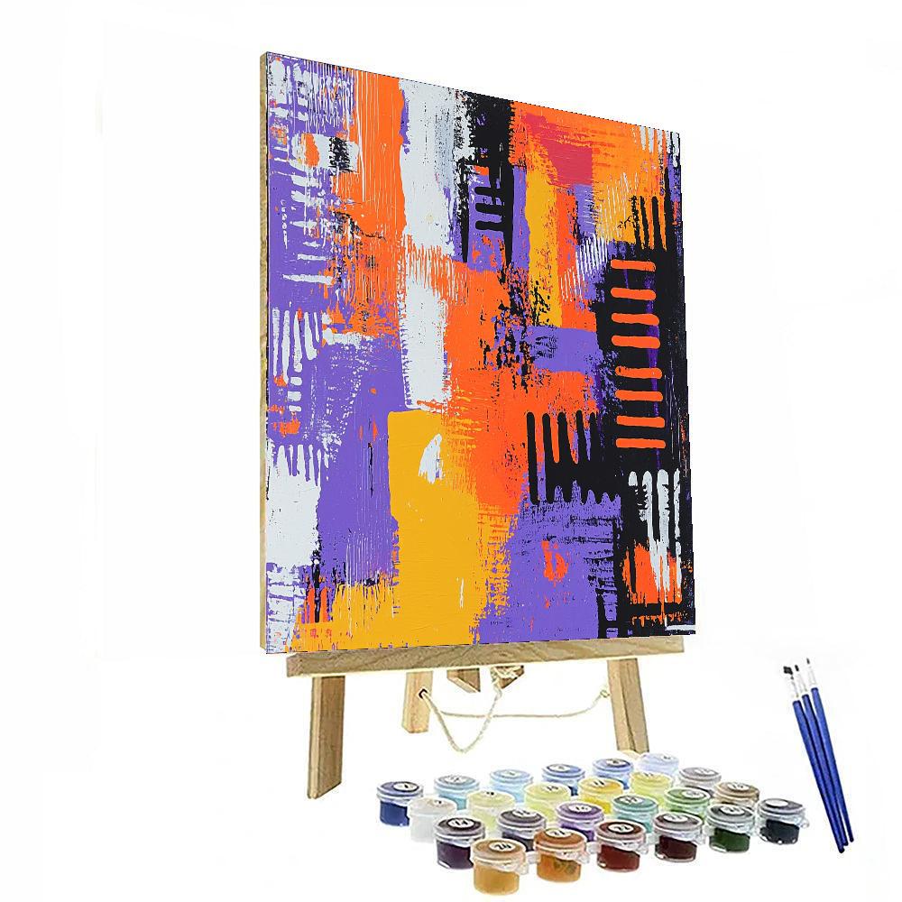 Jean-Michel Basquiat Inspired Serendipitous Connections  Paint By Numbers Kits