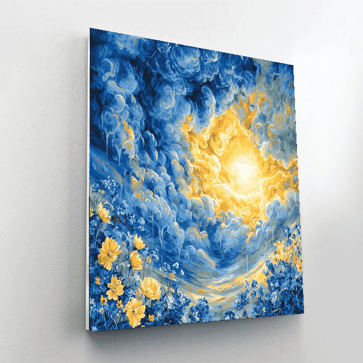 Renoir Inspired Nature's Weather Symphony  Painting By Numbers Kit