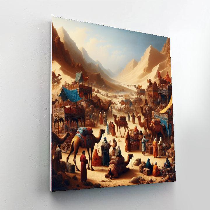 Silk Road Splendor Paint By Numbers