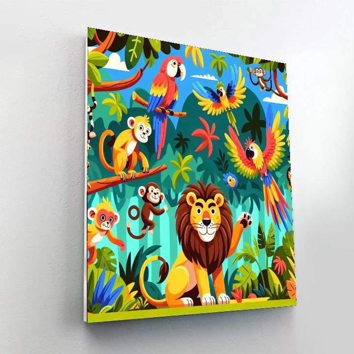 Safari Safari Jungle Explorer Paint By Color