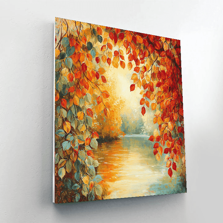 Pierre-Auguste Renoir Inspired Vibrant Autumn Foliage  Paint By Numbers Kits