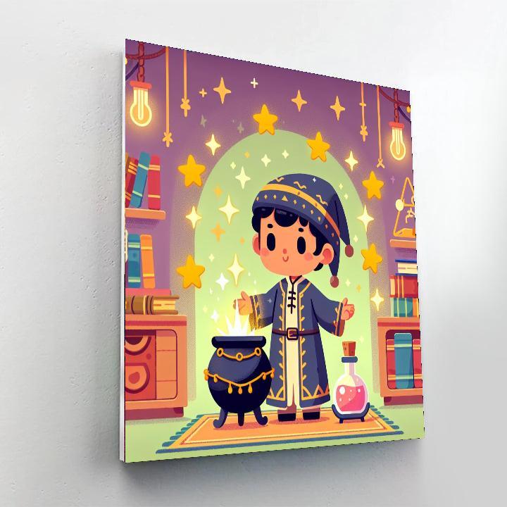 World Of Wizards Paint By Number