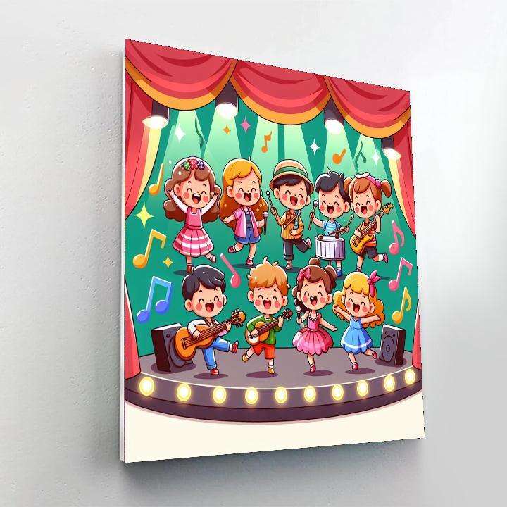 Little Superstars Numbered Painting Kits