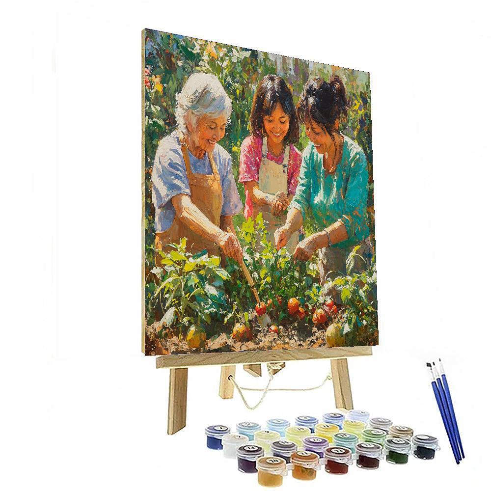 Garden Of Generations Painting Number Kit