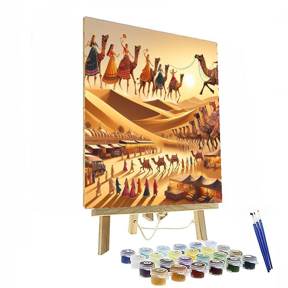Jaisalmer Desert Festival Numbered Painting Kits