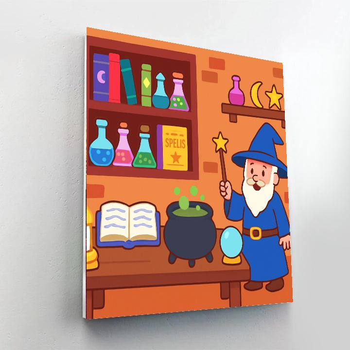 The Wizard's Workshop Paint By Number