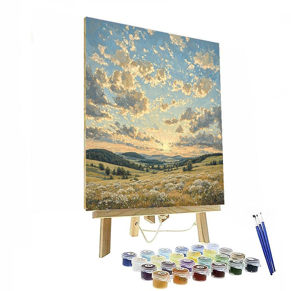 Caspar David Friedrich Inspired Wandering Clouds  Paint By Numbers Kits