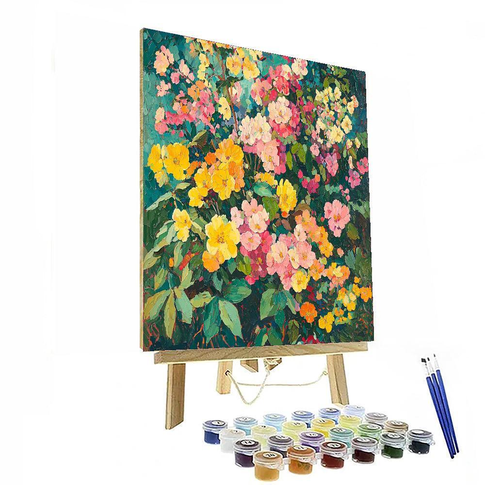 Paul Cézanne Inspired Garden Of Light  Paint By Number