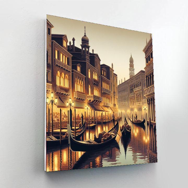 Regal Venetian Evening Painting By Numbers Kit