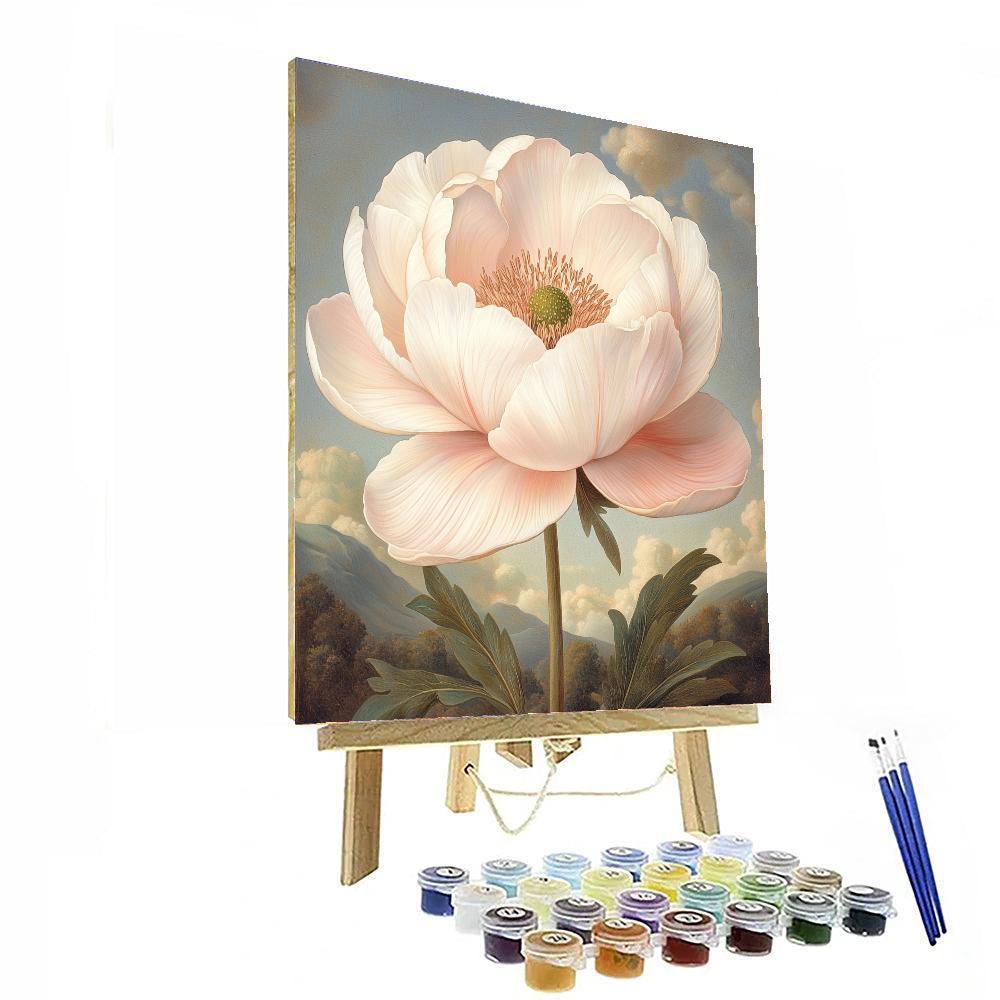 Maria Sibylla Merian Inspired Floral Reverence  Paint By Color