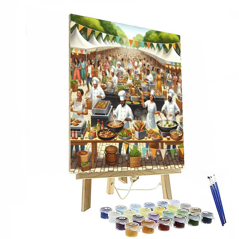 Marion Grasby Food Festival - Australia Painting By Numbers Kit