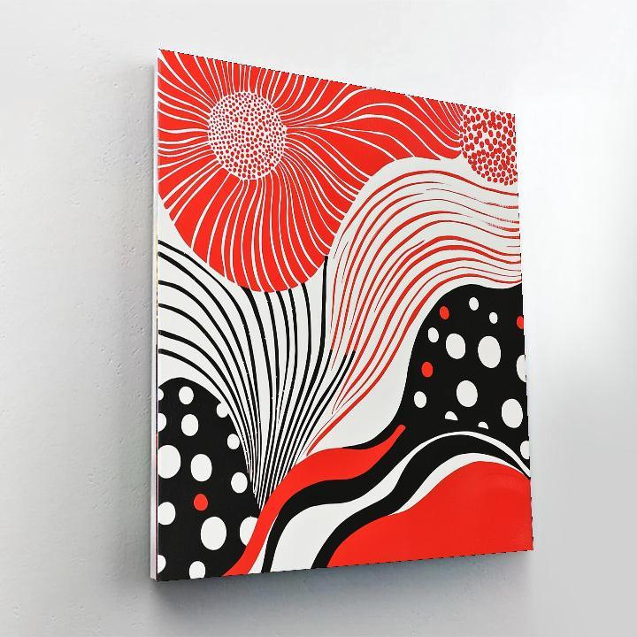 Yayoi Kusama Inspired Rhythm Of The Infinite  Paint By Numbers Kits