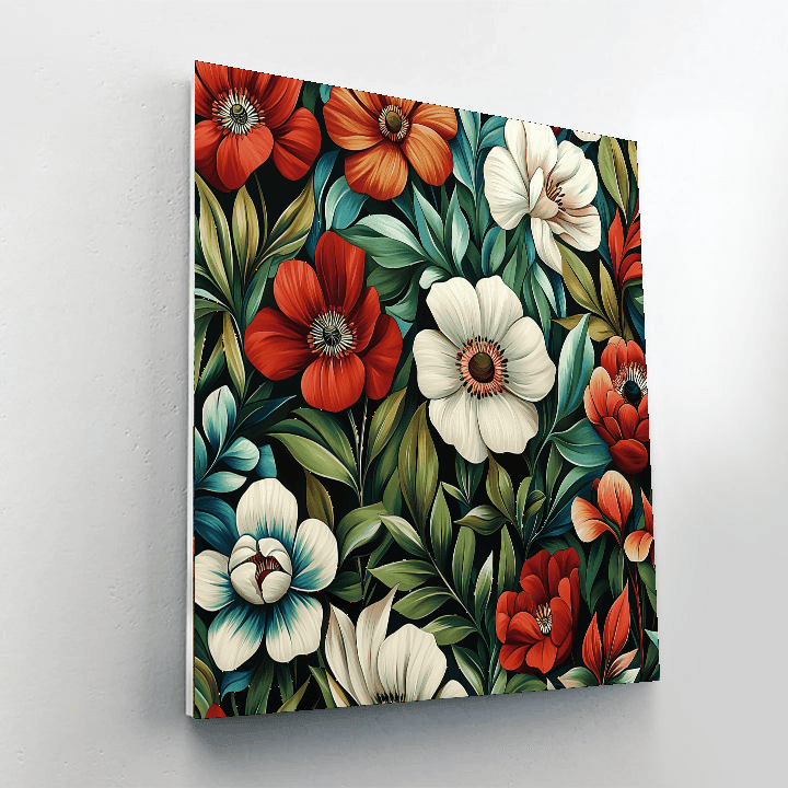 Georgia O'Keeffe Inspired Nature's Kaleidoscope  Paint By Numbers Kits