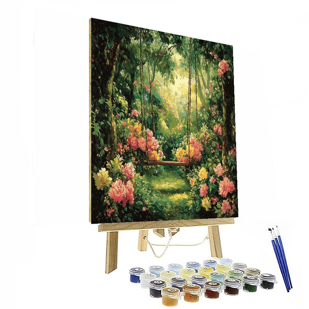 Pierre-Auguste Renoir Inspired Garden Impressions  Paint By Numbers