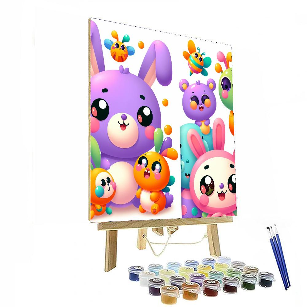 Cute Creatures Numbered Painting Kits