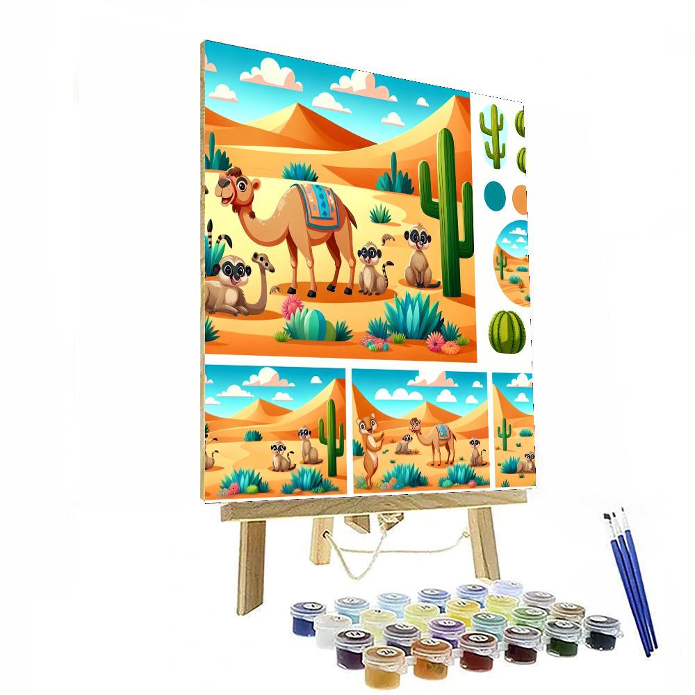 Desert Discovery Safari DIY Paint By Numbers