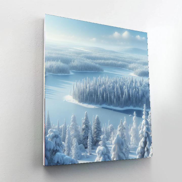 Northern Winter Numbered Painting Kits