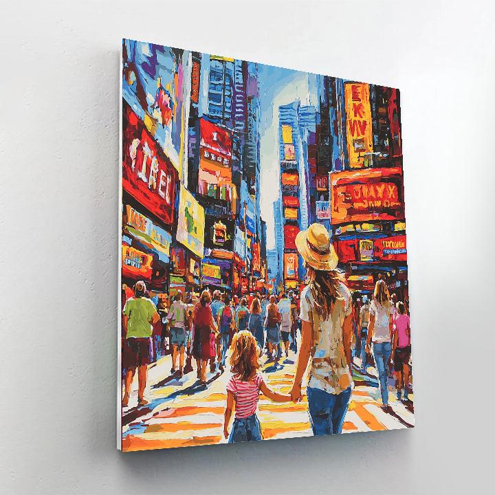 City Stroll Paint By Numbers