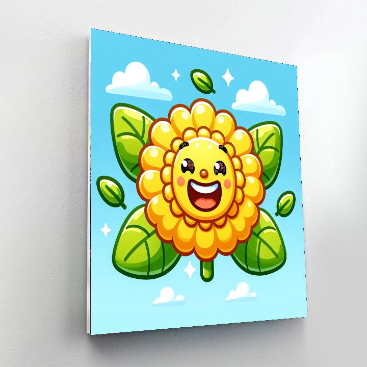 Merry Marigold Paint By Numbers Art