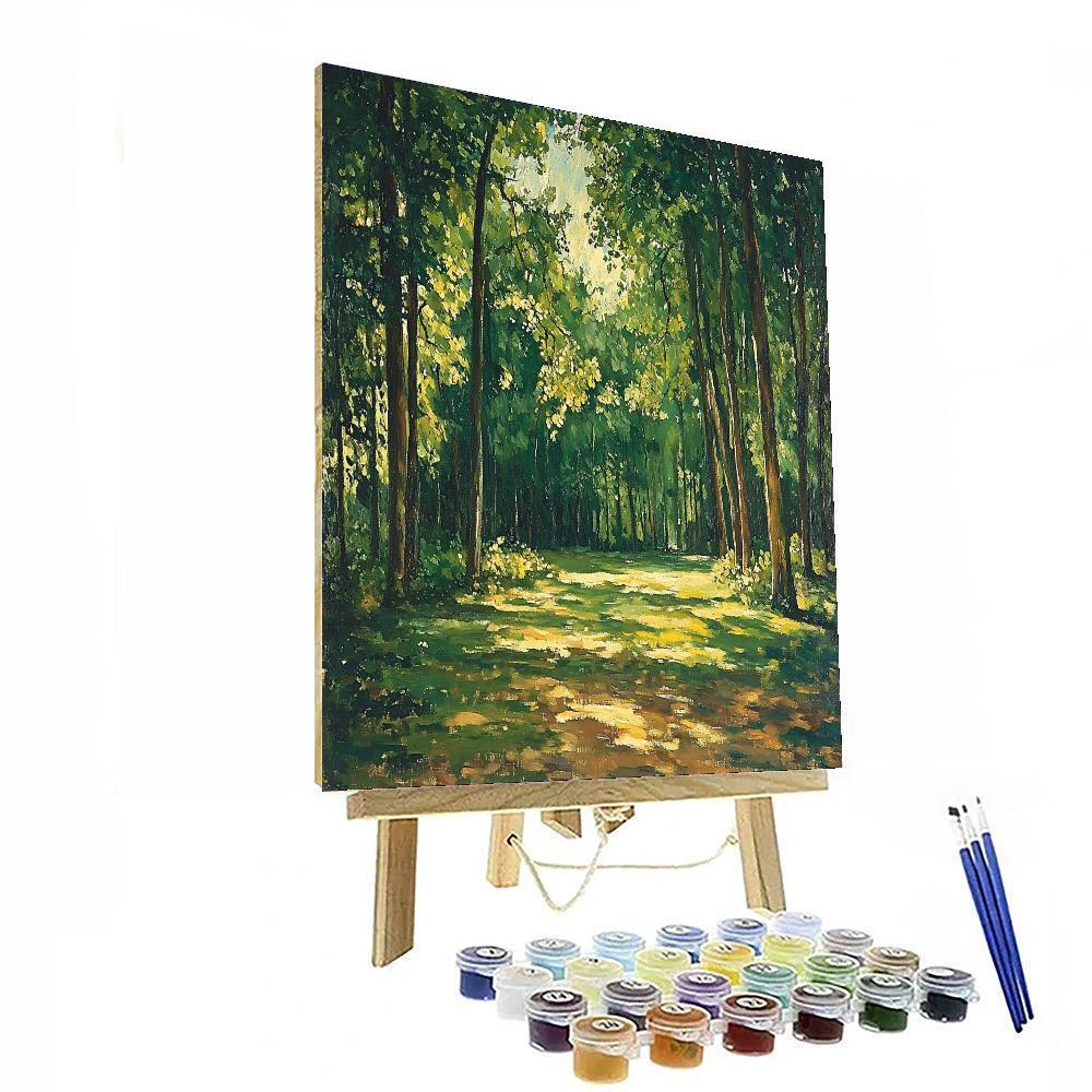 Paul Cézanne Inspired Essence Of Forest Shadows  Paint By Numbers Kits
