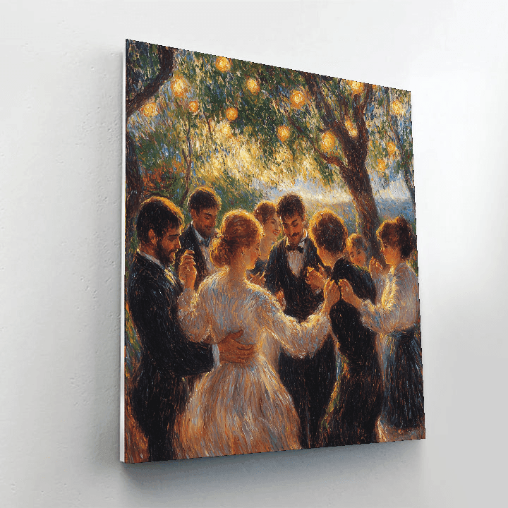 Renoir Inspired Joyful Revelry  Numbered Painting Kits