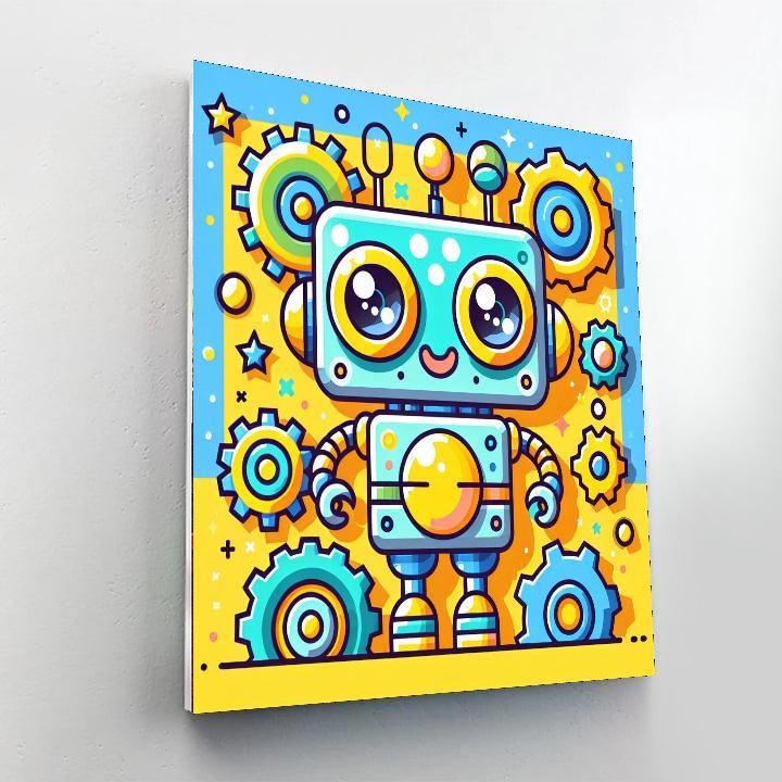 Space Robot Challenge Painting By Numbers Kit