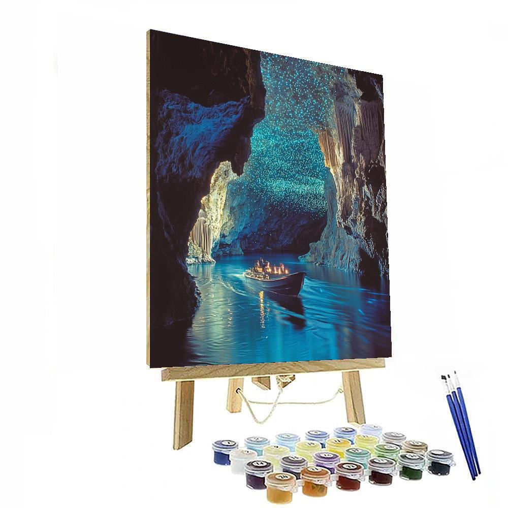 Waitomo Glowworm Caves - Waikato Number Painting