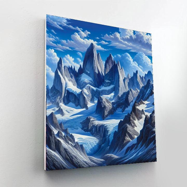 Mountain Majesty Vision Painting Number Kit