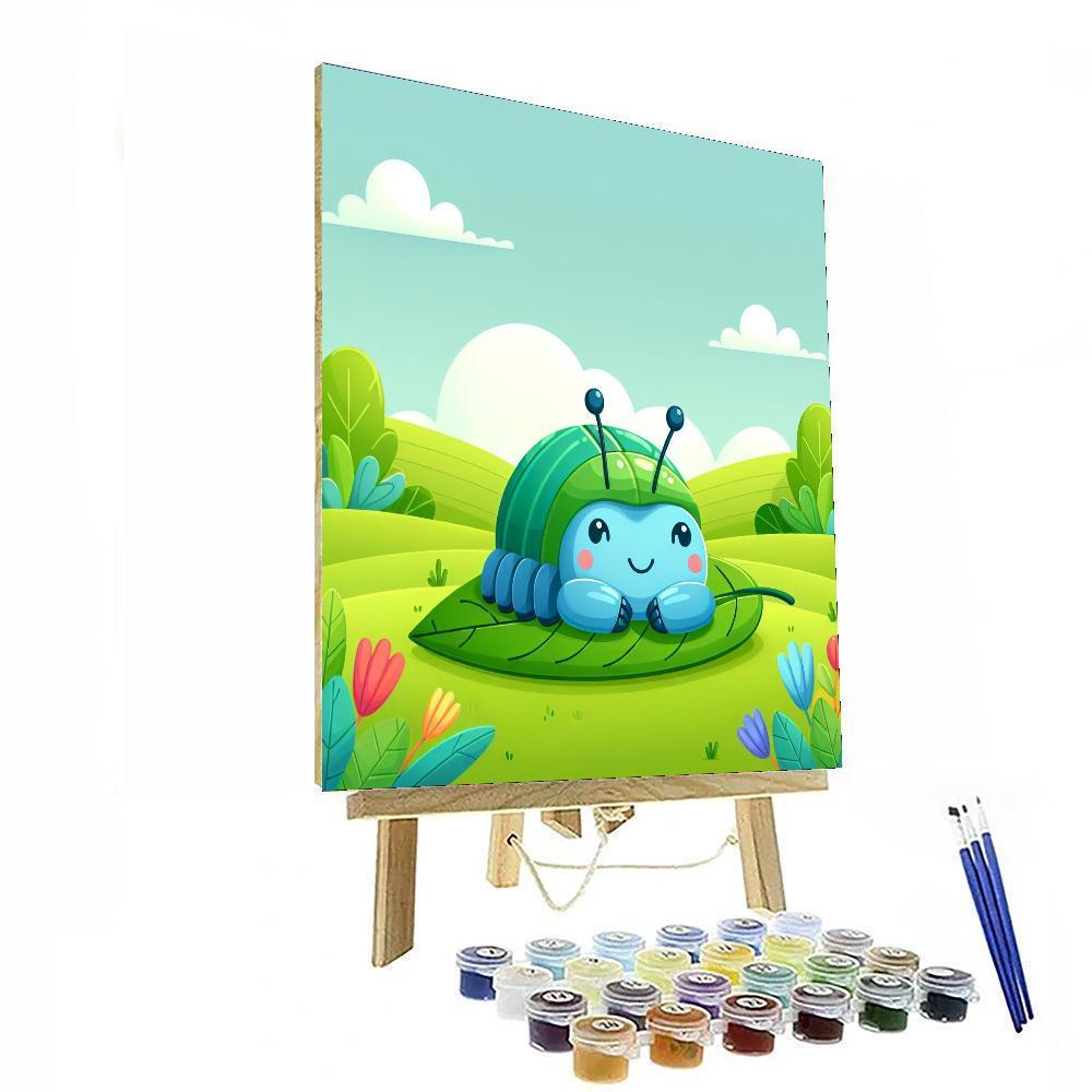 Brilliant Beetles Paint By Numbers Art