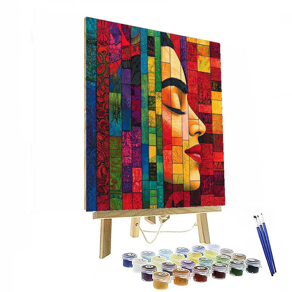 Frida Kahlo Inspired Reflections Of Cultural Richness  Paint By Numbers Art
