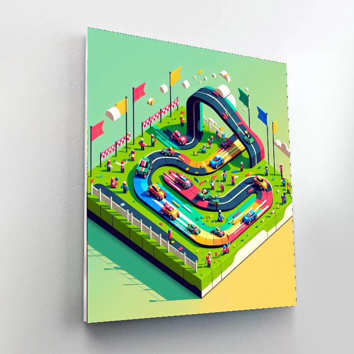 Miniature Racing World Painting Number Kit