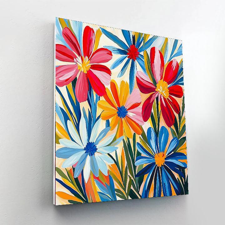 Henri Matisse Inspired Fanciful Flora  DIY Paint By Numbers