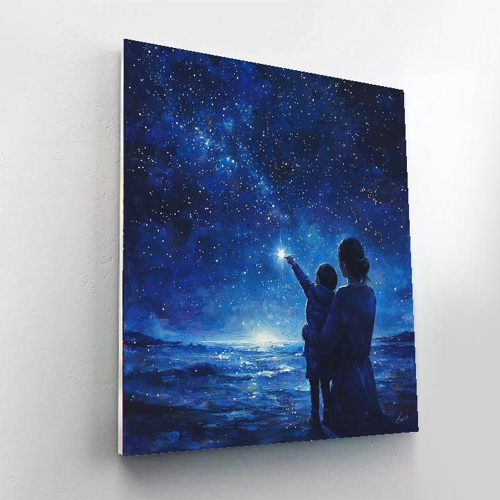 Guiding Star Of Night Paint By Number