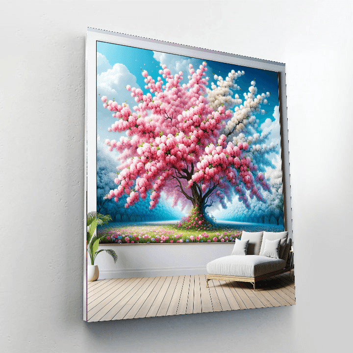 Radiant Blossom Tree DIY Paint By Numbers