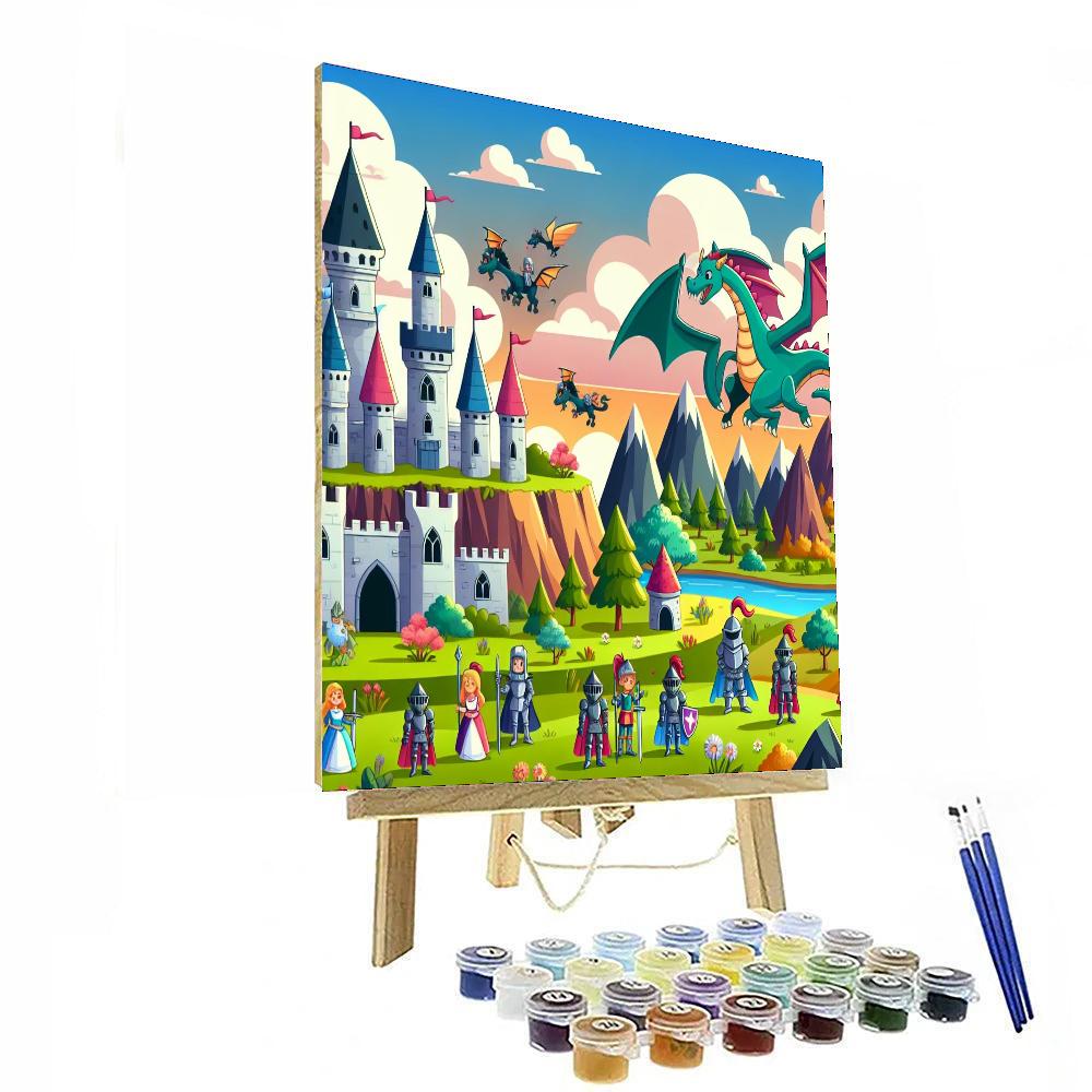 Fairytale Kingdom Adventures Painting Number Kit