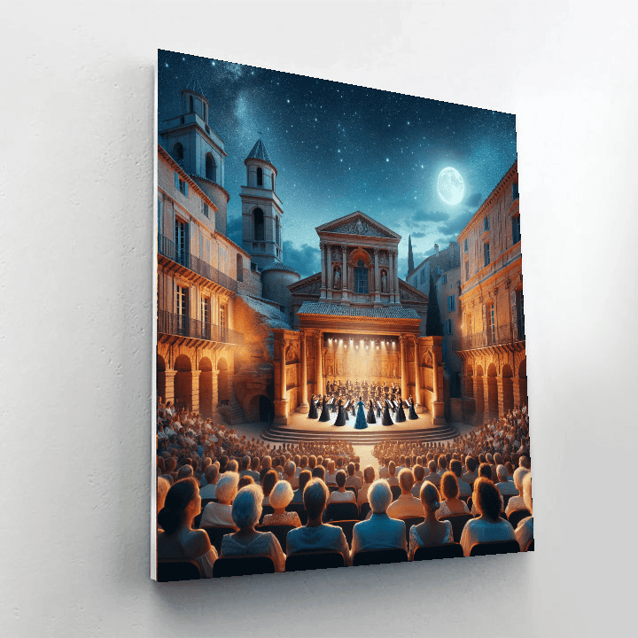 Aix-en-provence Festival - Provence Numbered Painting Kits