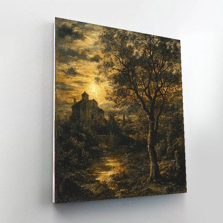 Caravaggio Inspired Chiaroscuro Of Dreams  Paint By Numbers Art