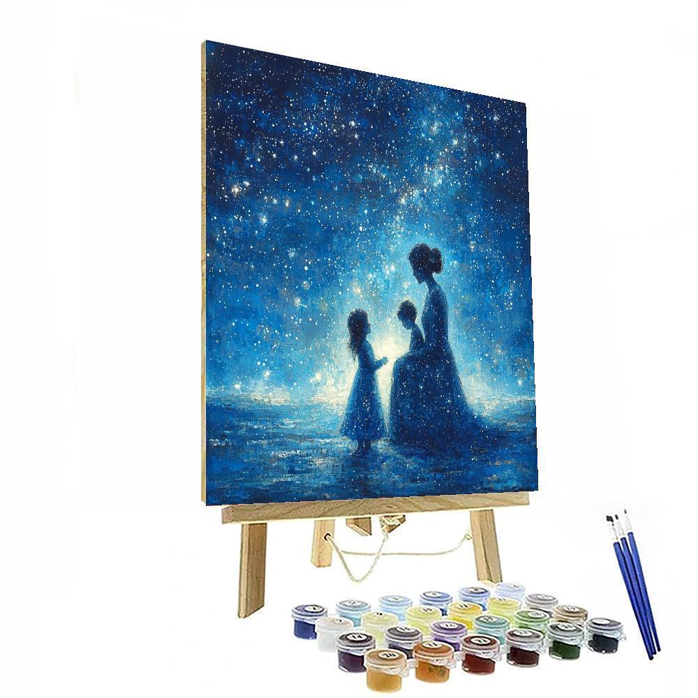 Starry Night Conversations Number Painting