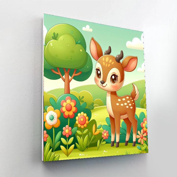 Adorable Antelope DIY Paint By Numbers