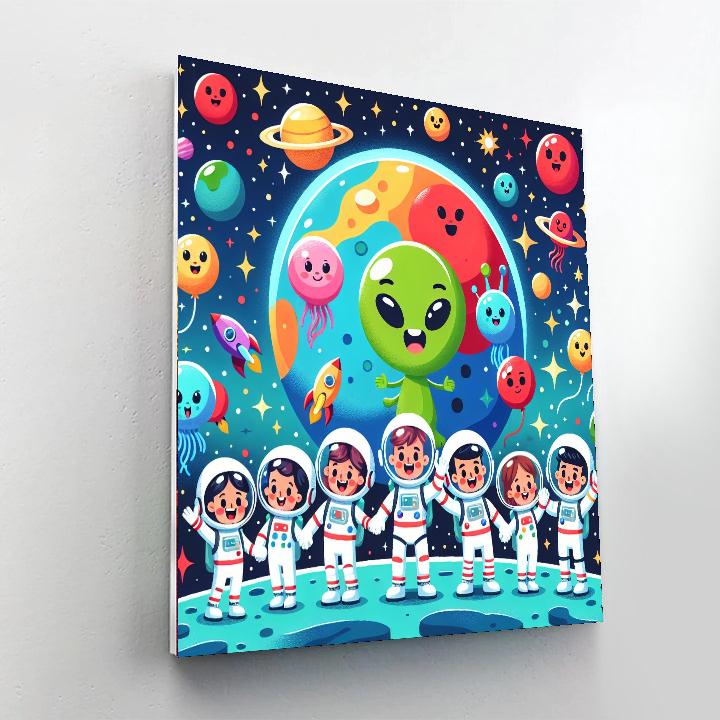 Magical Space Adventures Paint By Numbers