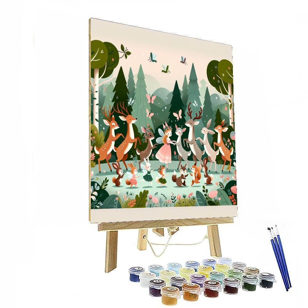 Celtic Woodland Dance DIY Paint By Numbers
