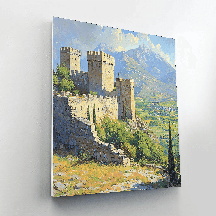 Gjirokastër Castle - Albania Painting Number Kit