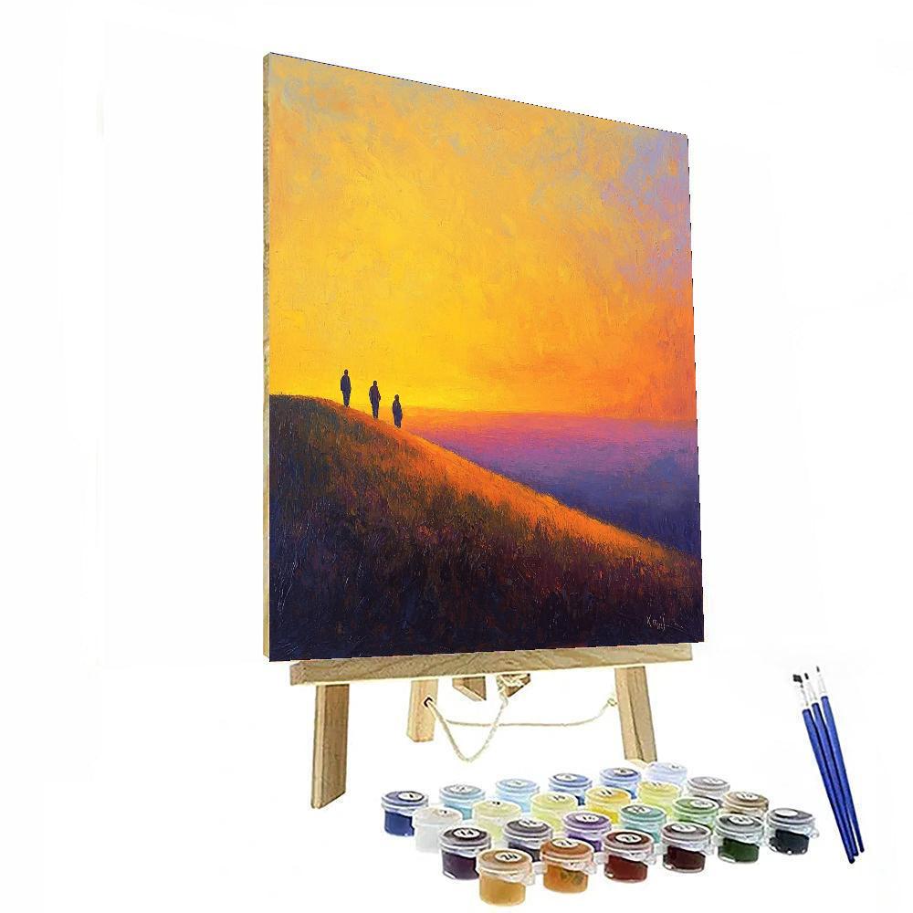 Glowing Horizons Paint By Numbers Kits