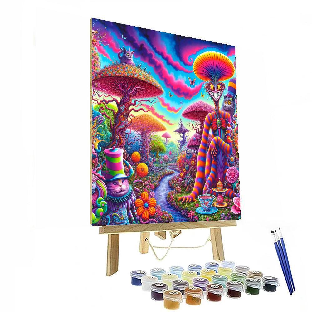 Magical Adventure In Wonderland Paint By Number