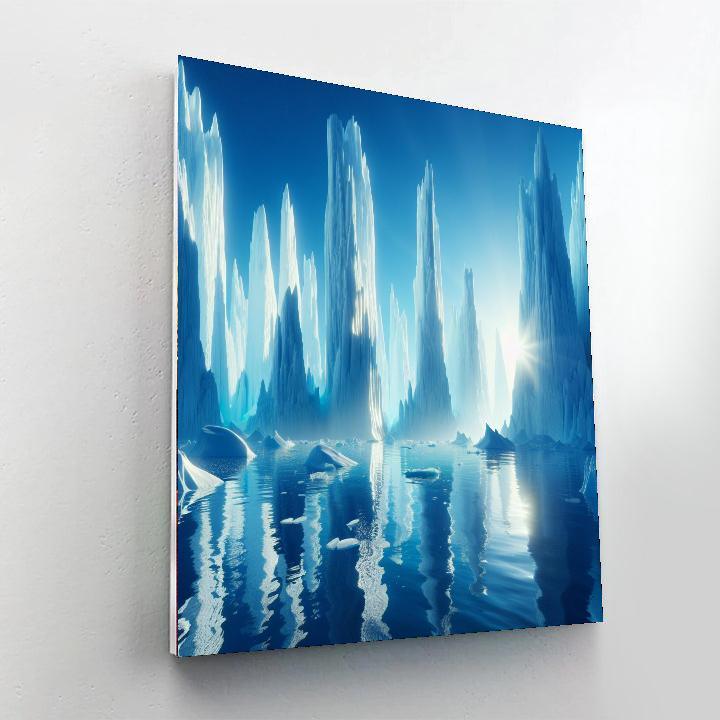 Majestic Iceberg Wonderland Paint By Numbers Kits