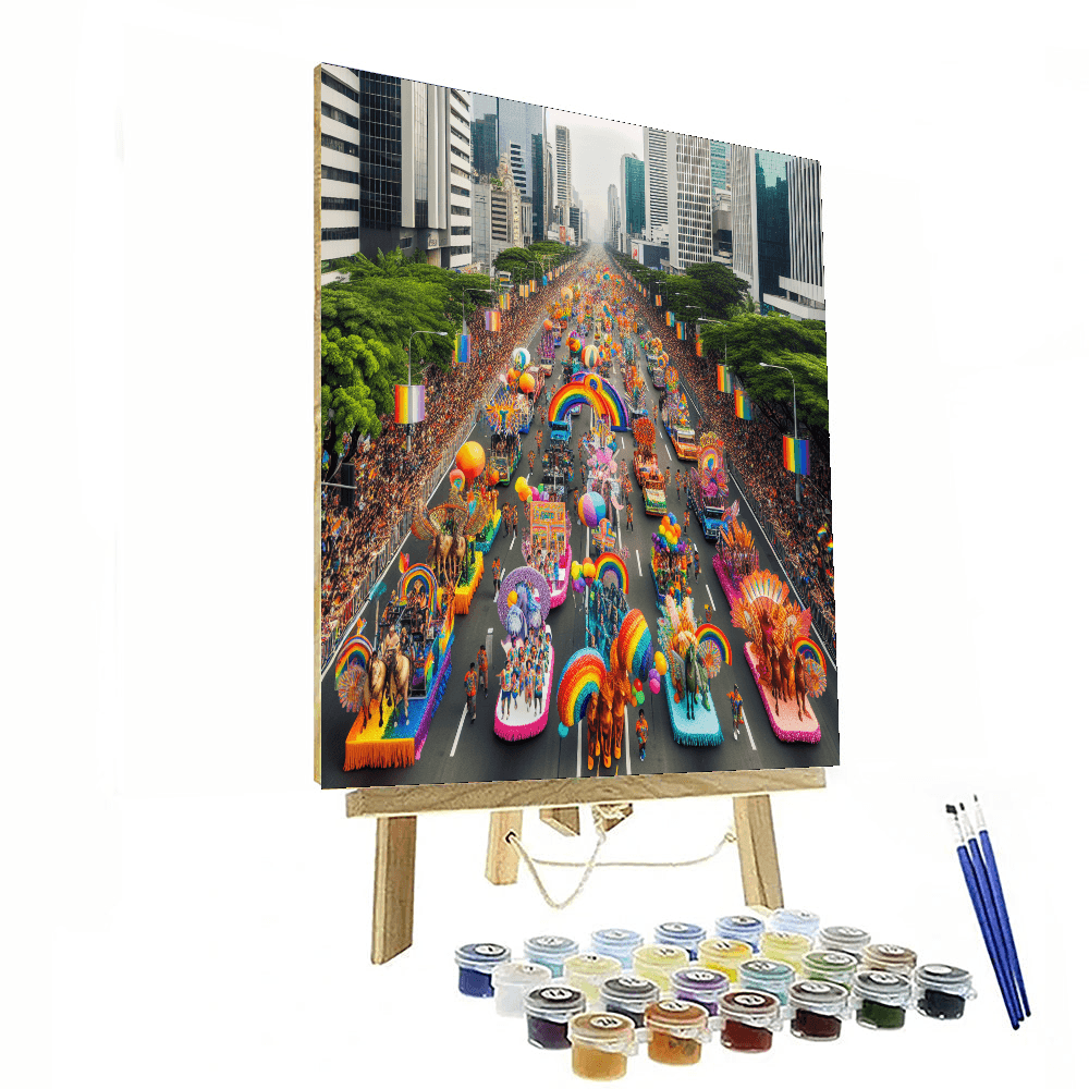Pride Parade - São Paulo, Brazil Numbered Painting Kits