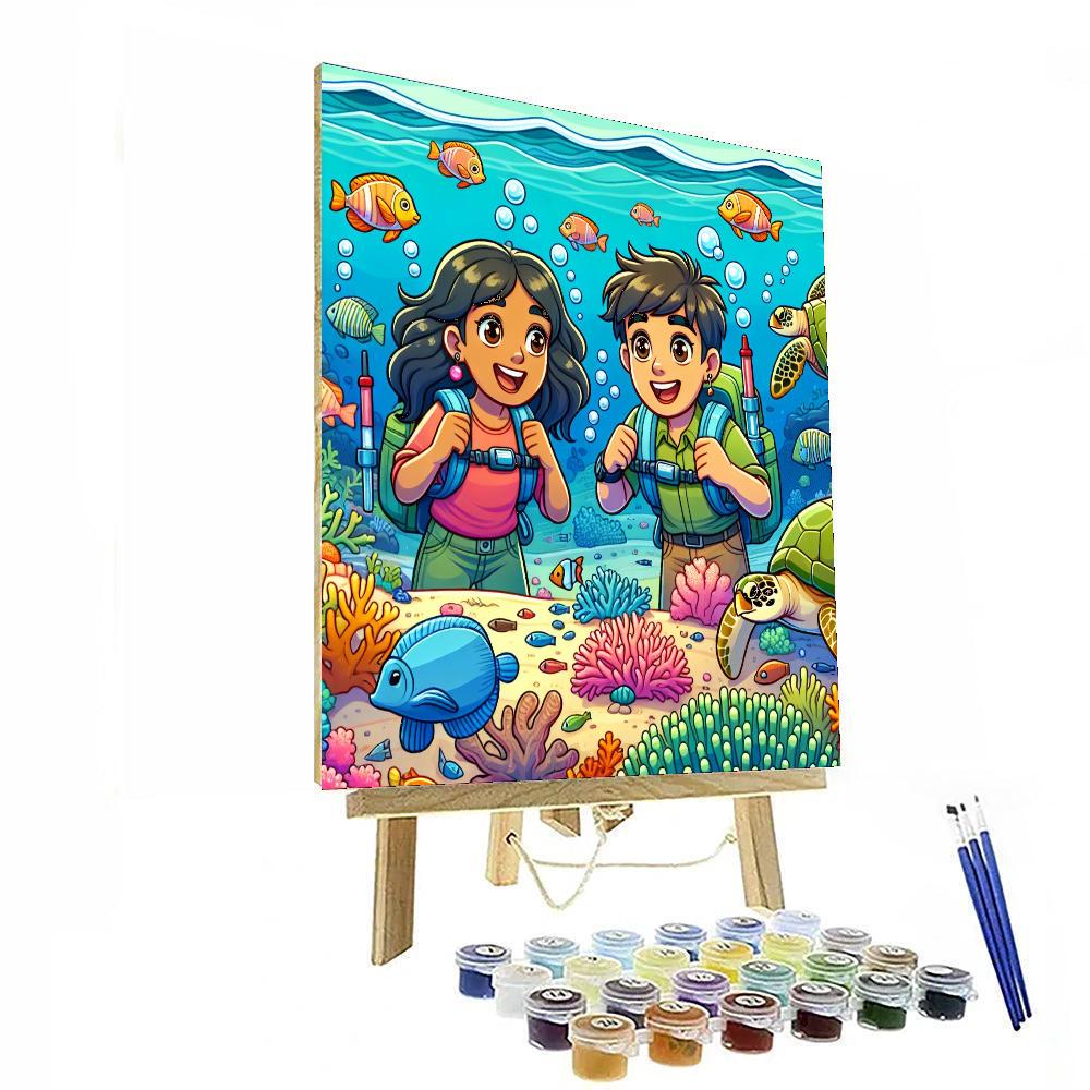 Colorful Ocean Discovery Paint By Numbers