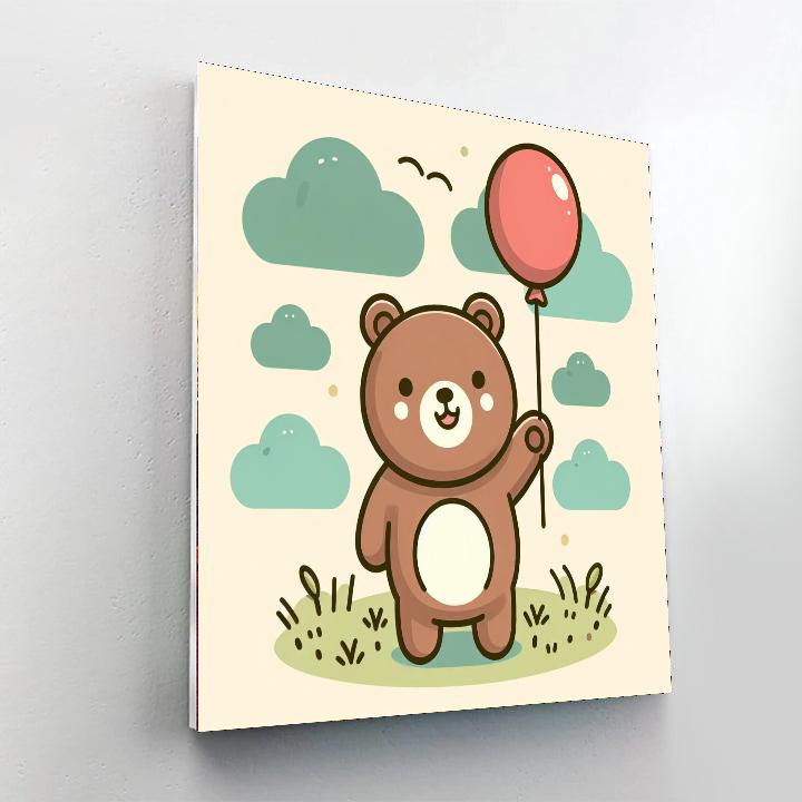 Charming Bear Paint By Color